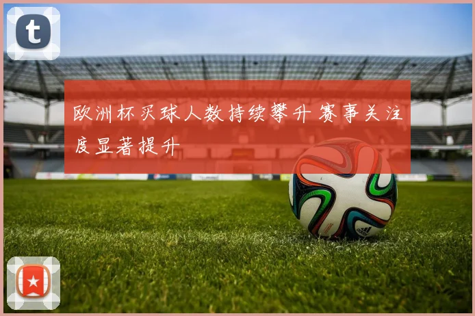 欧洲杯买球人数持续攀升 赛事关注度显著提升